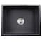 Nantucket Sinks 23-Inch Farmhouse Fireclay Sink with Matte Black Finish FCFS2418S-MatteBlack - alternate 3